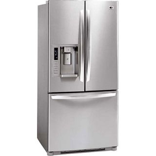 LG 22.6 Cu. Ft. Bottom Freezer Refrigerator with External Ice and 