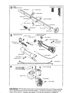 HUSQVARNA Trimmer Parts lists Parts  Model 123LD  PartsDirect 