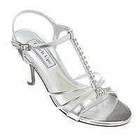 Womens Wide Shoes  Dress  Special Occasion  Width Wide  Silver 