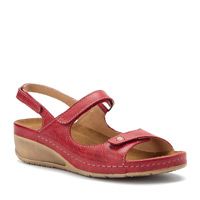 Womens Wedge Sandals  Red  OnlineShoes 