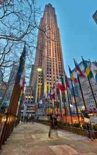 Rockefeller Center símbolo do poderio financeiro dos Estados Unidos 