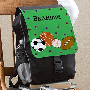 Personalized Sports Backpacks for Boys   Soccer, Basketball, Baseball 