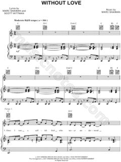 Image of Zac Efron   Without Love Sheet Music   Download & Print