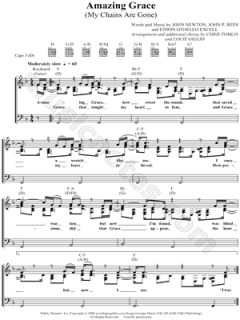 Image of Chris Tomlin   Amazing Grace (My Chains Are Gone) Sheet Music 