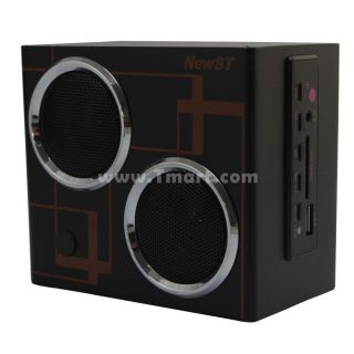 ST 50 High Quality Mini Stereo Speaker Black   Tmart