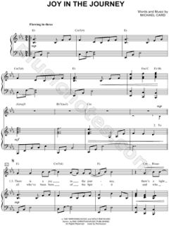 Image of Michael Card   Joy In the Journey Sheet Music   Download 