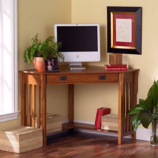 Corner Computer Desks at Brookstone—Buy Now