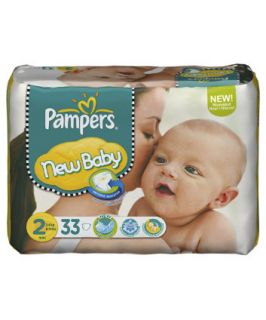 Pampers New Baby Mini Size 2 Nappies   (6 13lbs/3 6kg)   disposable 