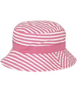 Mothercare Toddler Girls Reversible Pink Stripe Fishermans Hat