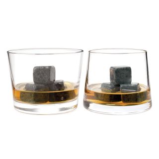 WHISKEY STONES & GIFT SET  Scotch Rocks, Whiskey Ice Cubes 