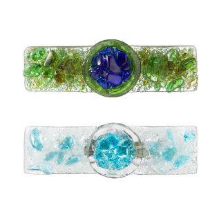 RECYCLED GLASS BARRETTES  Barrette, Fashion Accessory, Vawn and Mike 