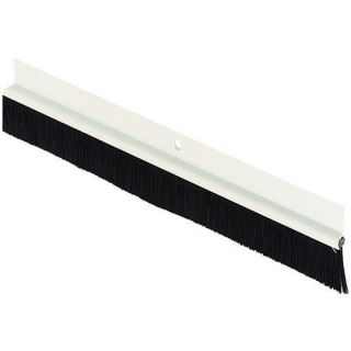 PVCu Bottom Door Seal White   Draught Excluders   Insulation  Building 