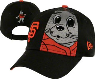 San Francisco Giants Kids New Era Big Mascot 9Forty Adjustable Hat 