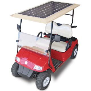 The Solar Powered Golf Cart   Hammacher Schlemmer 