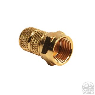 Gold Cable Connector   Rv Designer Collection T183   Replacement TV 