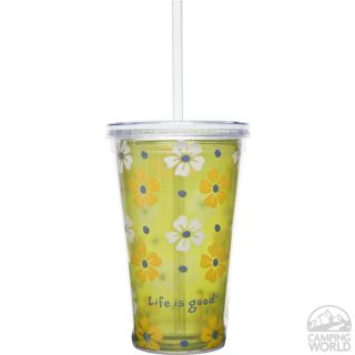 Cup & Straw, 18 oz.  Spring Green   Life Is Good Company (the) 18309 