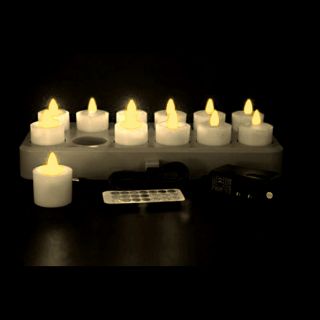 NEW Remote Control LED Rechargeable Tea Lights  