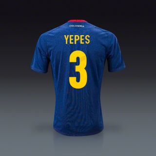 adidas Mario Yepes Colombia Away Jersey 11/13  SOCCER