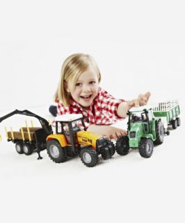 ELC FarmTractor and Trailer   farm toys & animals   Mothercare