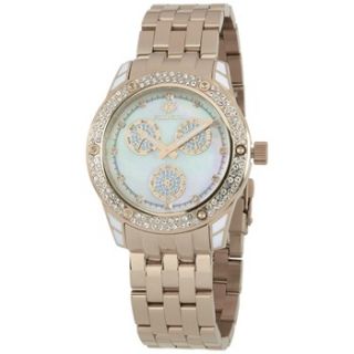 Wellington Ladies Rosegold/White Crystal Quartz Watch
