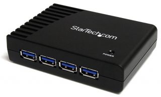 MacMall  StarTech 4 Port Black SuperSpeed USB 3.0 Hub   hub   4 ports 