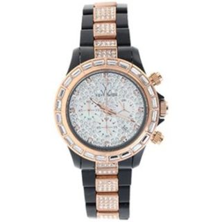Toy Watch Ladies Black/Gold/White Kris Bracelet Watch