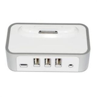 MacMall  Cyberpower iPod/iPhone Power Charging Dock & 3 Port USB Hub 