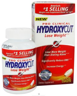 Muscletech Products   HydroxyCut Pro Clinical   150 Caplets Formerly 