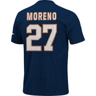 Knowshon Moreno Navy #27 Denver Broncos Eligible Receiver Name 