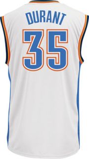 Kevin Durant White Adidas NBA Revolution 30 Replica Oklahoma City 