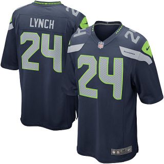 Youth Nike Seattle Seahawks Marshawn Lynch Game Team Color Jersey (8 