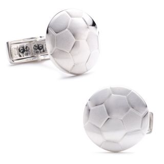 Soccer Ball Cufflinks at Brookstone—Buy Now