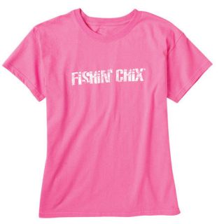 Fishin Chix Womens Im A Reel Keeper Short Sleeve Crew Neck Tee 