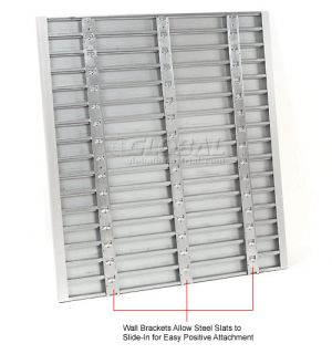 Display & Store Fixtures  Slatwall & Accessories  Steel Slatwall 