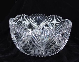 cut glass punch bowl in Cut Glass