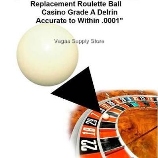 Three) 3/8 Inch Casino Grade Roulette Ball (Pill)   Item 20 1038x3