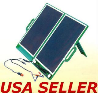 New 12V Briefcase Portable Solar Panel 13 Watts Charge