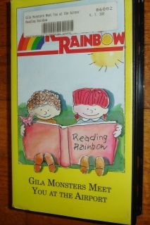 Used Reading Rainbow Episode VHS Gila Monsters Meet You At the Airport