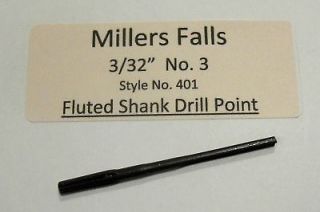 32 No.3 Millers Falls Goodell Pratt Fluted Bit