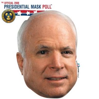 Halloween Costumes John McCain Paper Mask