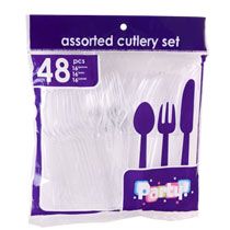 Home New Arrivals & Closeouts Paper Products Clear Plastic Utensils 