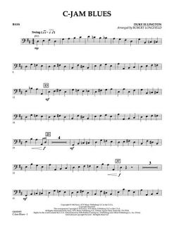 Look inside C Jam Blues   String Bass   Sheet Music Plus