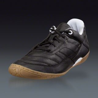Pele Sports Radium Stealth K   Black Indoor Soccer Shoes  SOCCER 