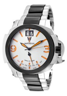 Imperious IMP1051 Watches,Mens Man Of War Day Retrograde White 