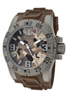 Invicta 1095 Watches,Mens Excursion Brown Camouflage Dial Brown 