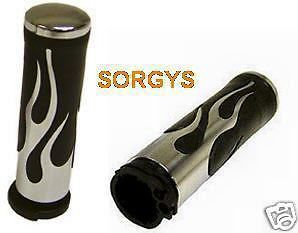 FITS 2008 UP ROAD KING GLIDE STREET HOT ROD FLAME GRIPS