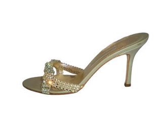 GINA Swarovski crystal Twissle sandals UK 7 / 40.