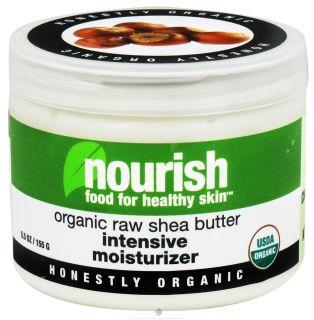 Nourish   Intensive Moisturizer Organic Raw Shea Butter   5.5 oz. Food 