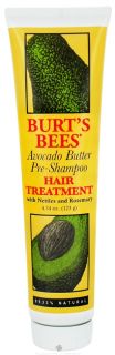Burts Bees   Pre Shampoo Hair Treatment with Avocado Butter   4.34 oz 