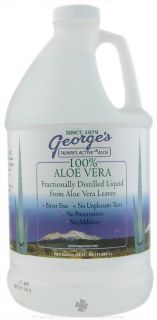 Georges Aloe   100% Aloe Vera Liquid   64 oz.